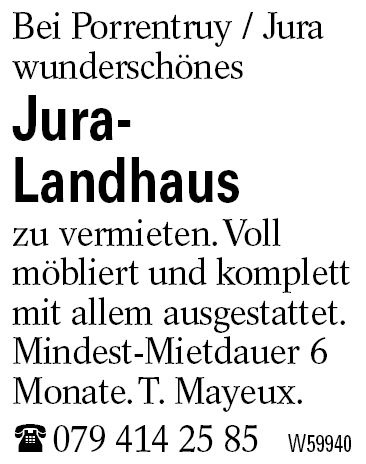 Jura-           Landhaus