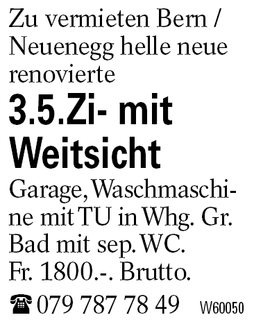 3.5.Zi- mit Weitsicht