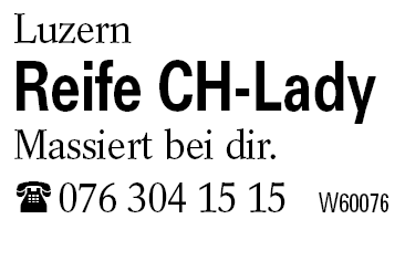 Reife CH-Lady