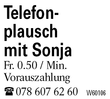 Telefonplausch      mit Sonja