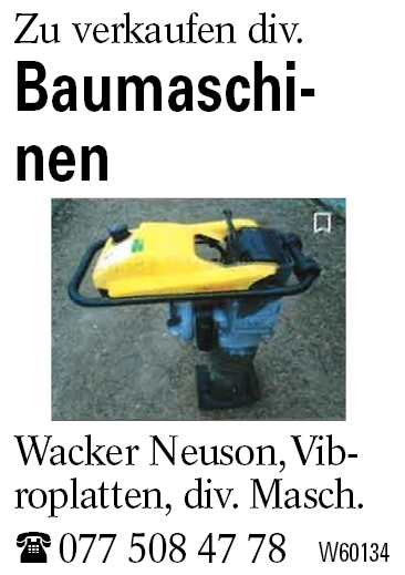 Baumaschinen