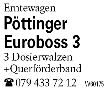 Pöttinger Euroboss 3