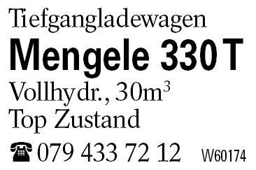 Mengele 330 T