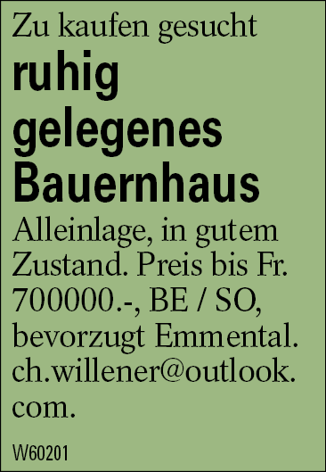 ruhig                    gelegenes Bauernhaus