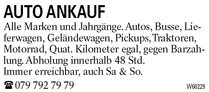 AUTO ANKAUF