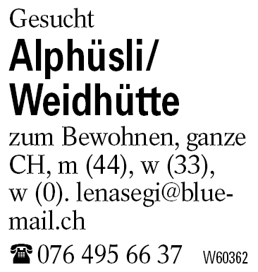 Alphüsli/        Weidhütte