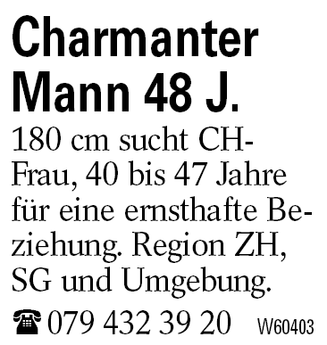 Charmanter Mann 48 J.