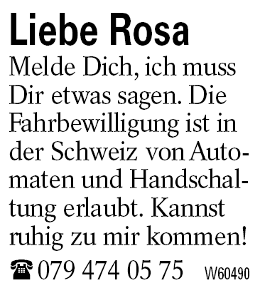 Liebe Rosa