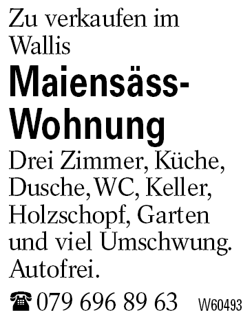 Maiensäss-Wohnung