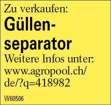 Güllen-          separator