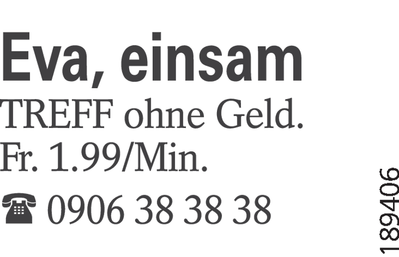 Eva, einsam