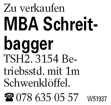 MBA Schreitbagger