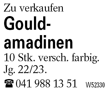 Gould-         amadinen
