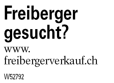 Freiberger                 gesucht?