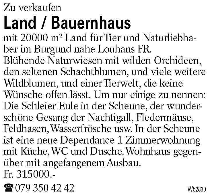 Land / Bauernhaus