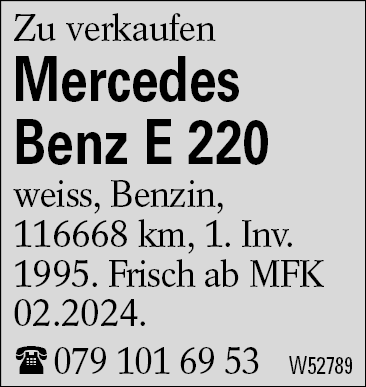 Mercedes Benz E 220