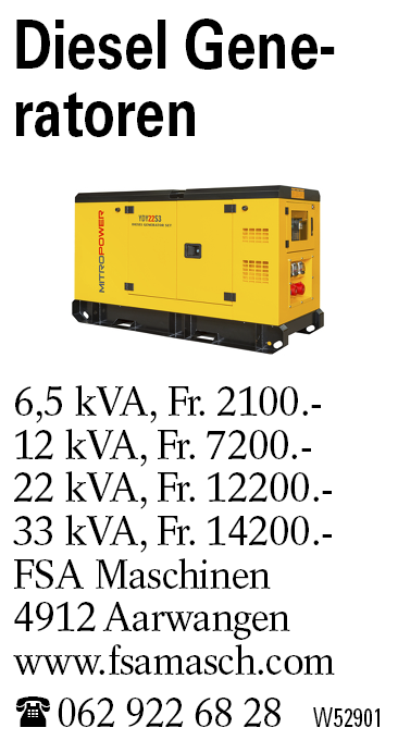 Diesel Generatoren