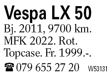Vespa LX 50