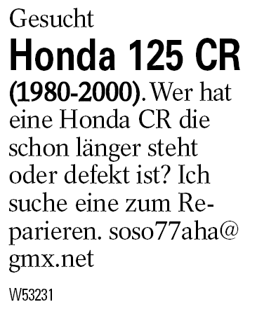Honda 125 CR
