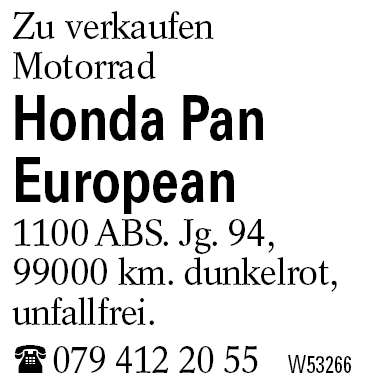 Honda Pan European