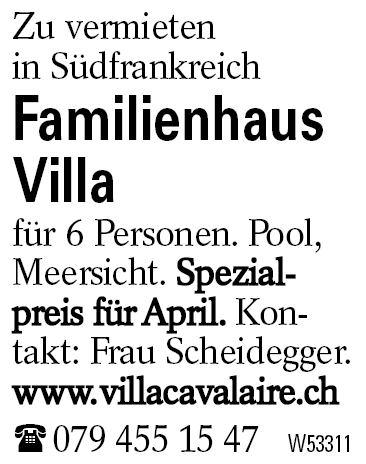 Familienhaus Villa