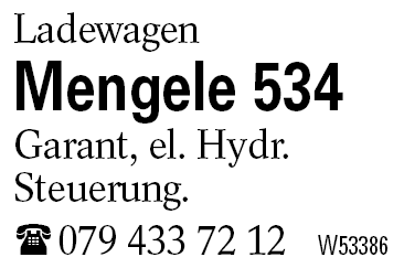 Mengele 534