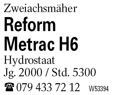 Reform              Metrac H6