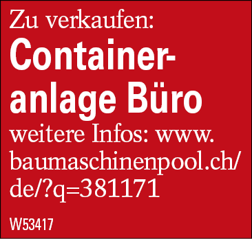 Container-     anlage Büro