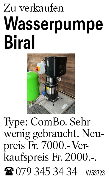 Wasserpumpe Biral