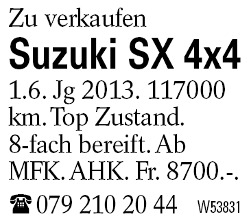 Suzuki SX 4x4