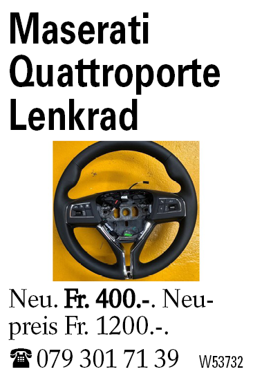 Maserati Quattroporte Lenkrad