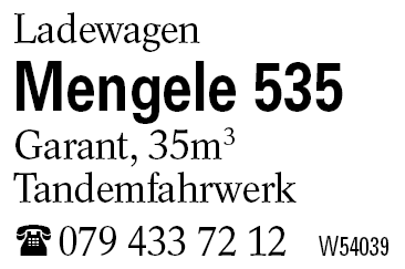 Mengele 535